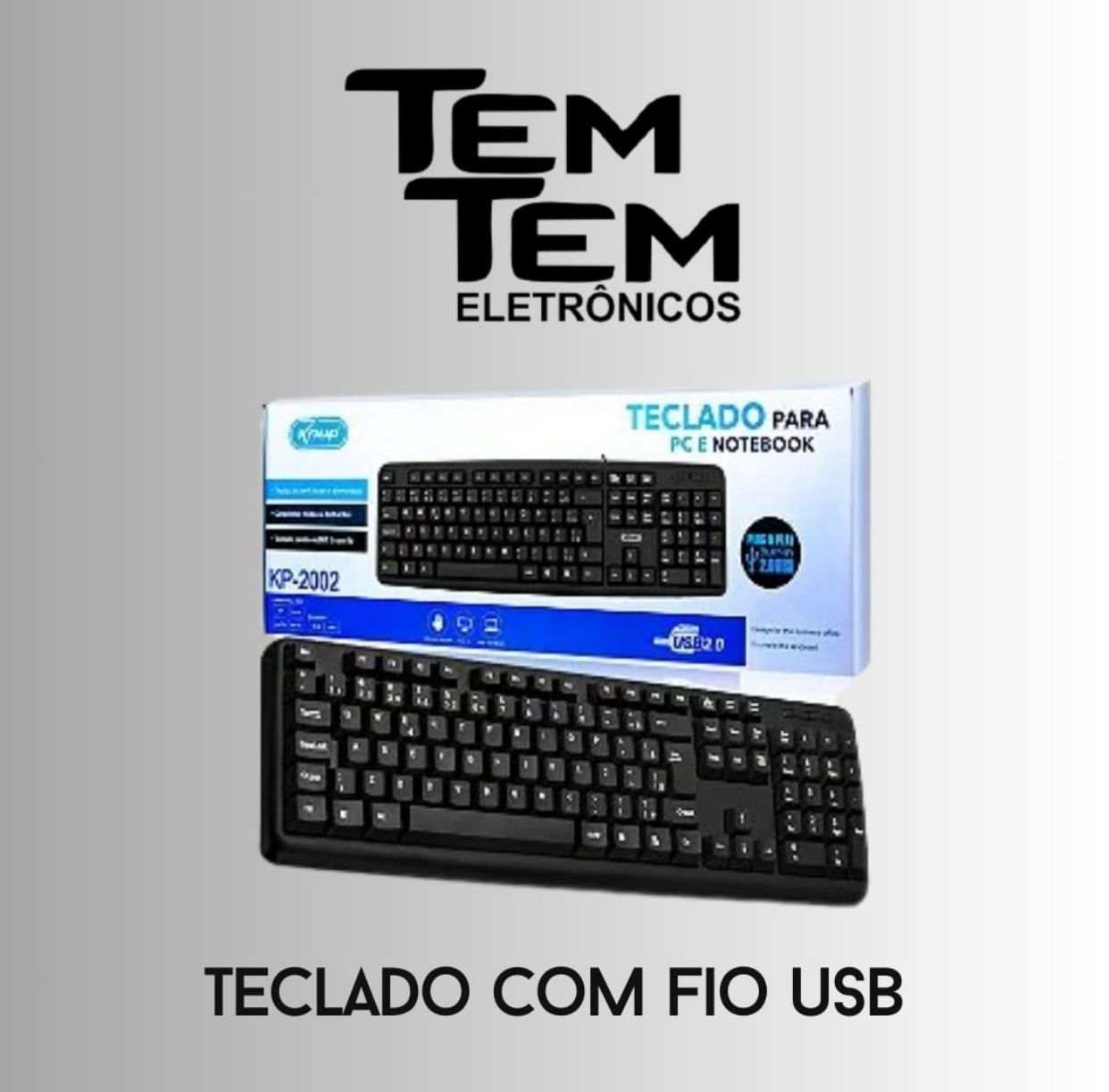 Teclado com Fio USB KP