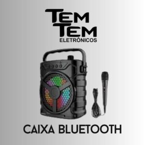 Caixa de Som Bluetooth c/ Microfone