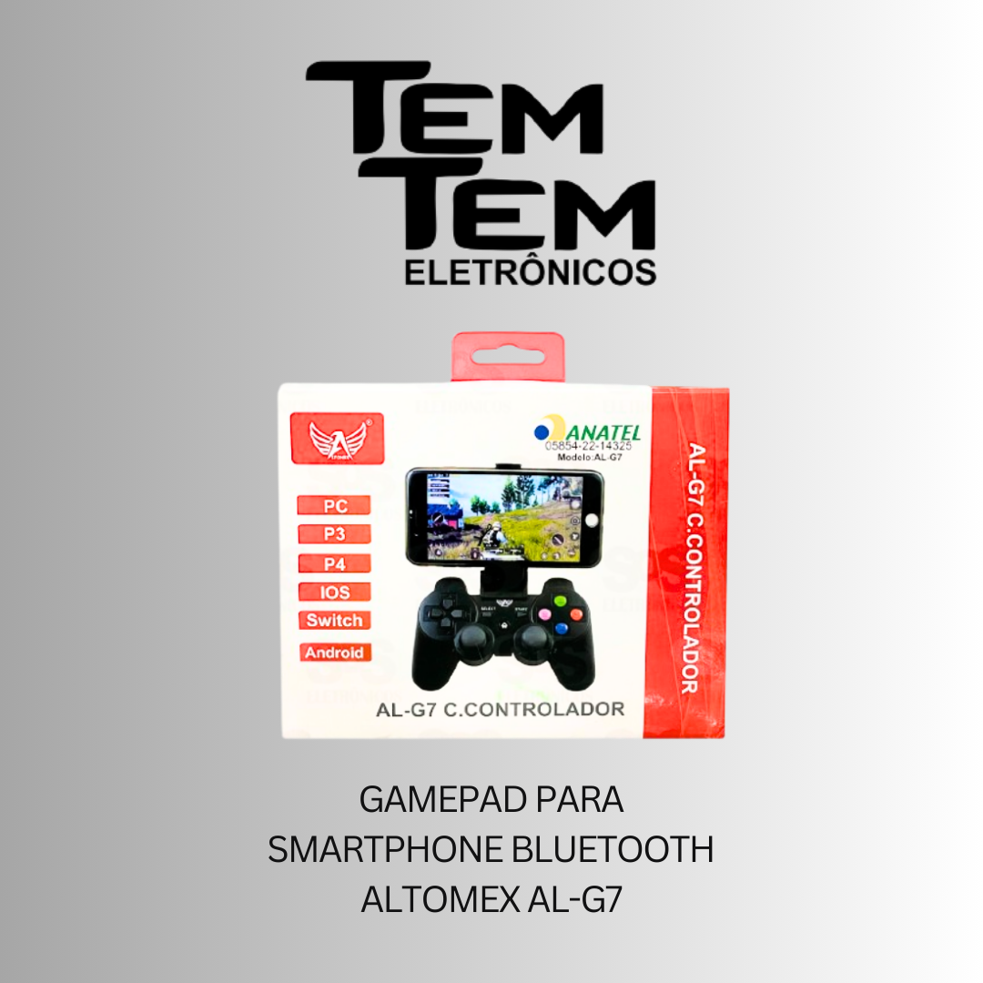 Controle Gamepad Bluetooth Altomex Al-g7