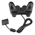 Controle Com Fio Para Playstation 2 Dualshock Knup Kp-gm014 Preto - Imagem 4