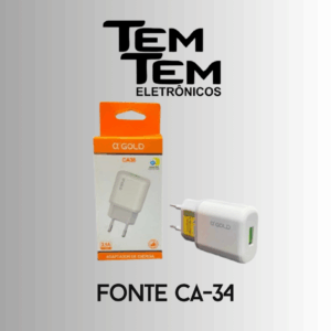 fonte carregador tomada usb ca-38