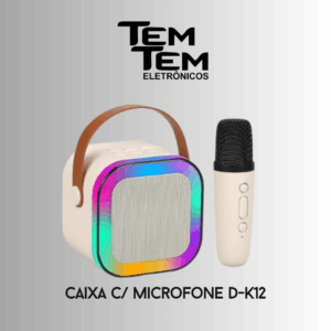 caixa de som c/ microfone D-k12