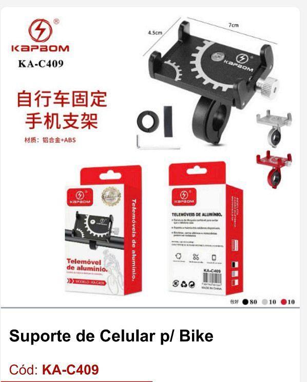 suporte para moto e bike de aluminio ka-c409 - Imagem 2