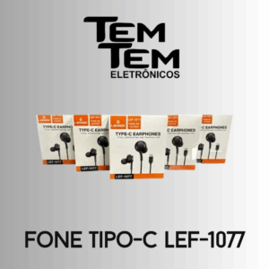 fone tipo-c lef-1077