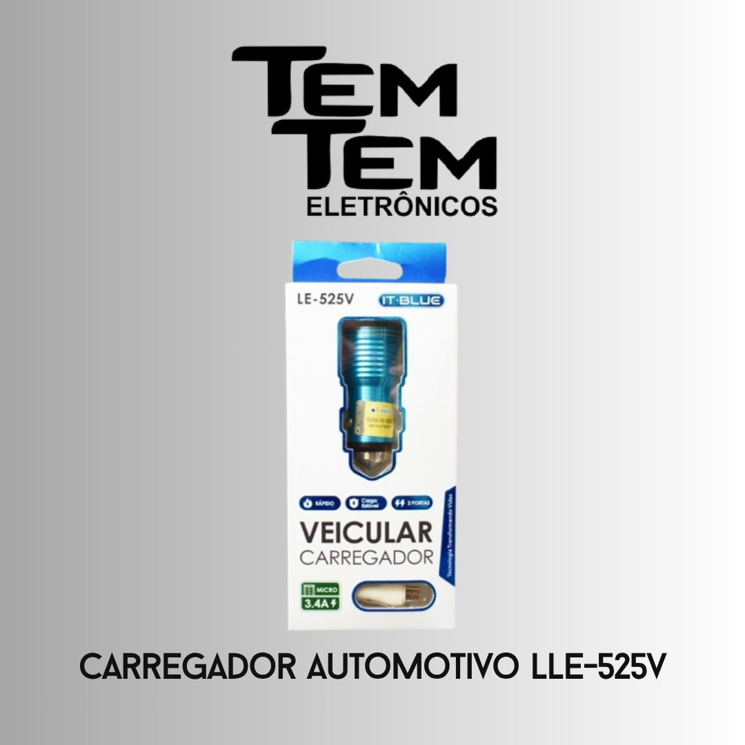 carregador automotivo le-525v