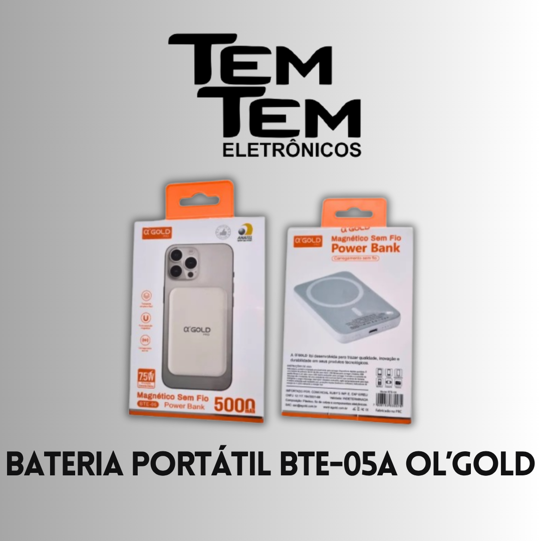 bateria portatil power bank bte-05a