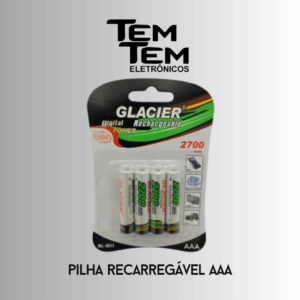 pilha recarregável aaa