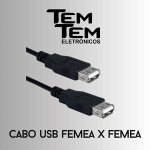 cabo usb femea x femea