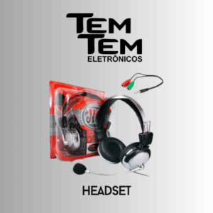 Fone De Ouvido Gamer Master Headset, Com Microfone - Hl301mv